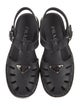 Prada Rubber Slingback Sandals