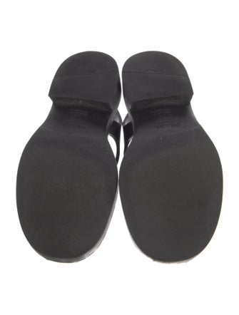 Prada Rubber Slingback Sandals