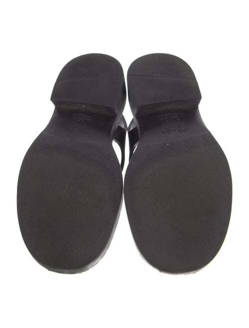 Prada Rubber Slingback Sandals