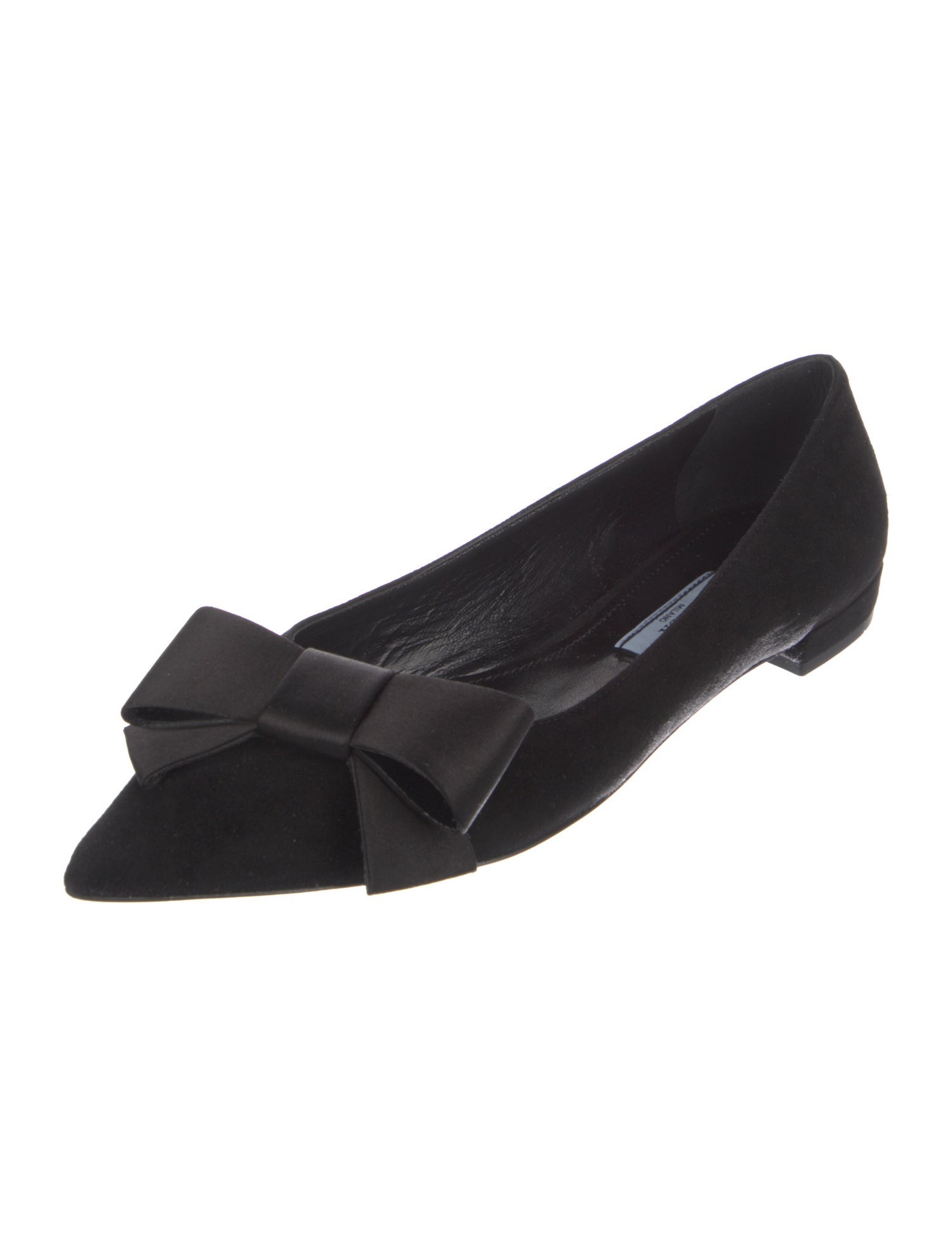 Prada Suede Ballet Flats