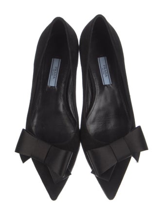 Prada Suede Ballet Flats