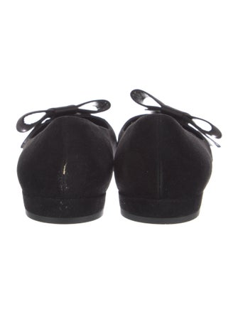Prada Suede Ballet Flats