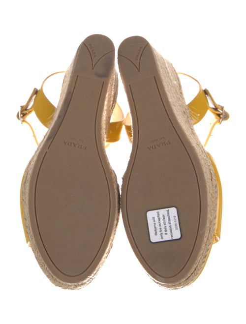 Prada Patent Leather Espadrilles