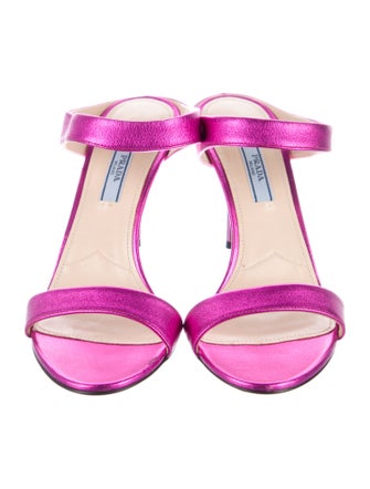 Prada Patent Leather Slides