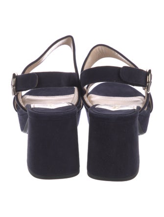 Prada Suede Slingback Sandals
