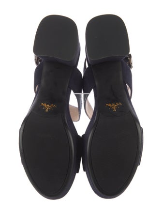 Prada Suede Slingback Sandals