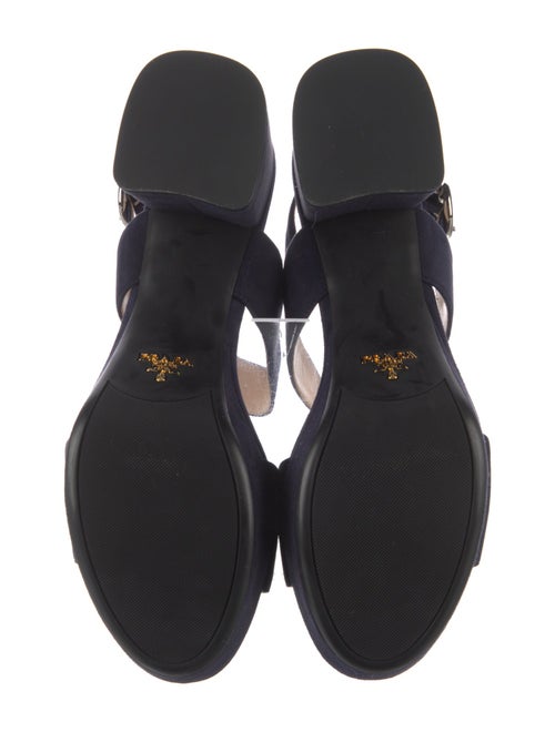 Prada Suede Slingback Sandals