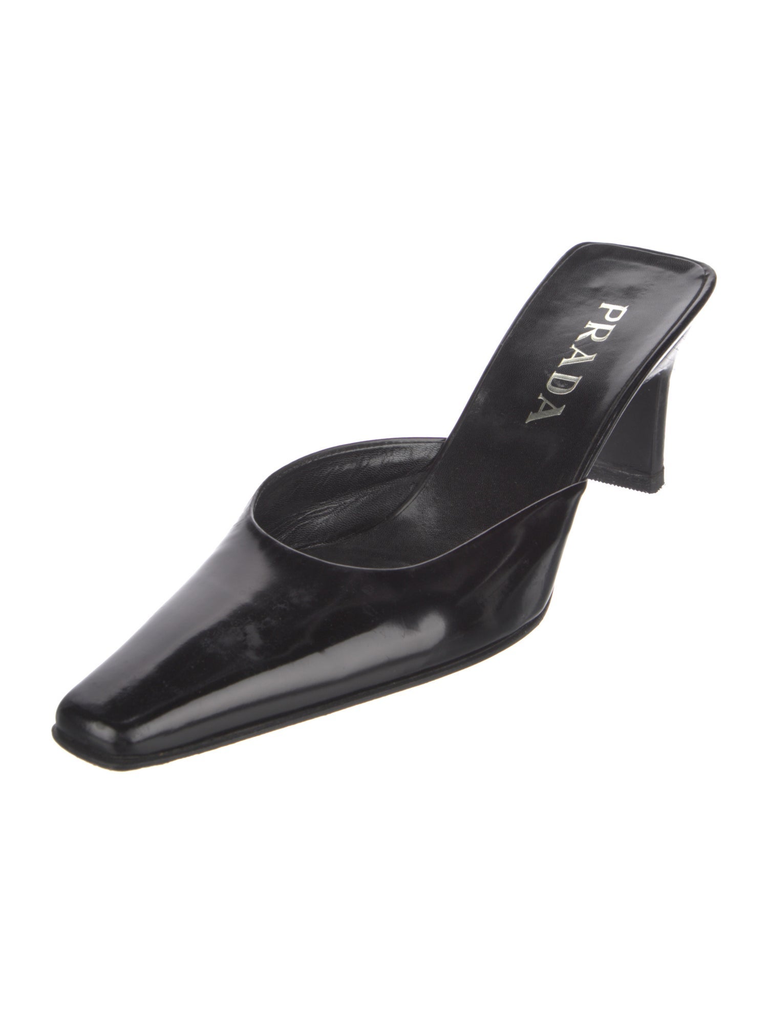 Prada Patent Leather Mules