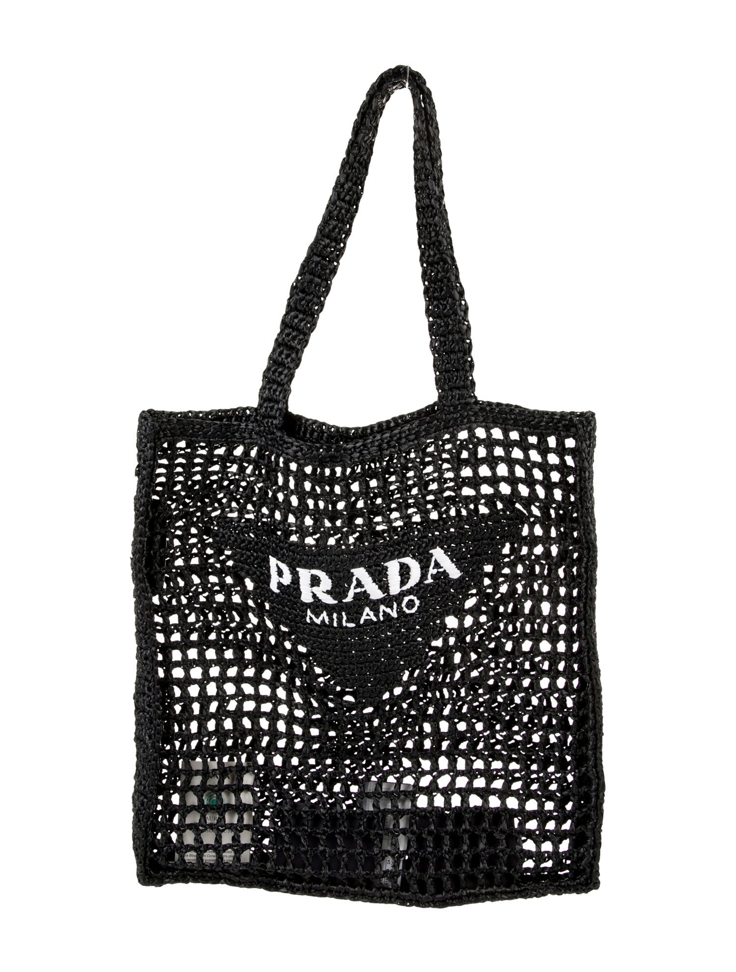 Prada Raffia Tote