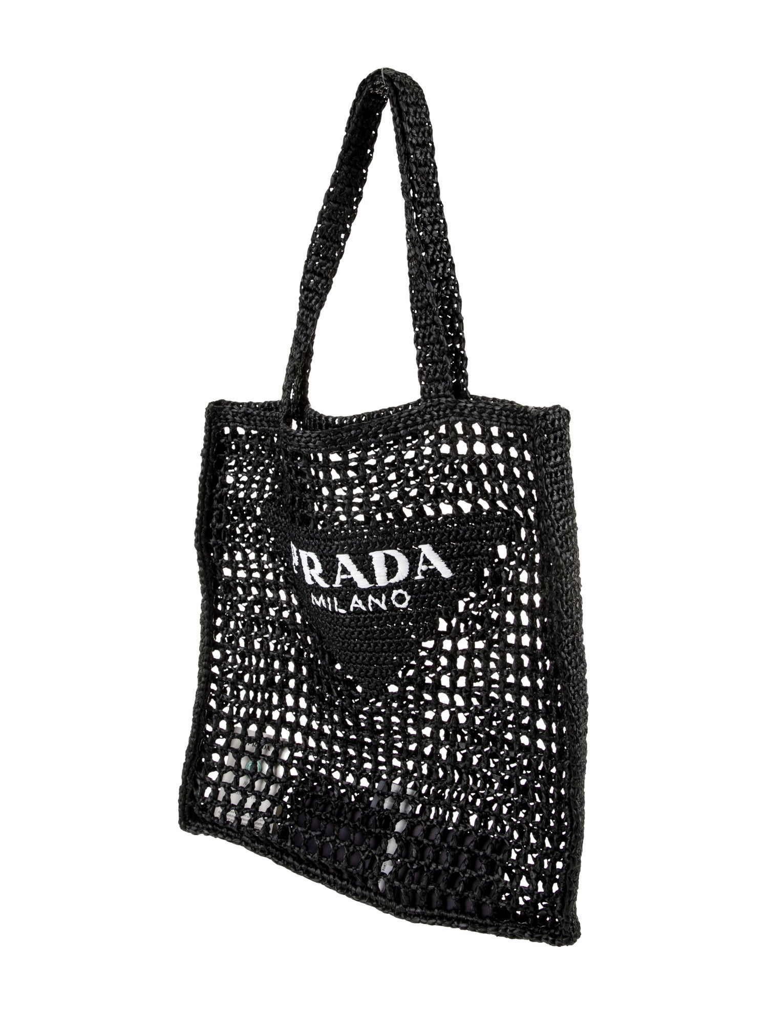 Prada Raffia Tote