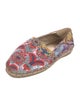Prada Printed Glitter Accents Espadrilles