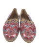 Prada Printed Glitter Accents Espadrilles