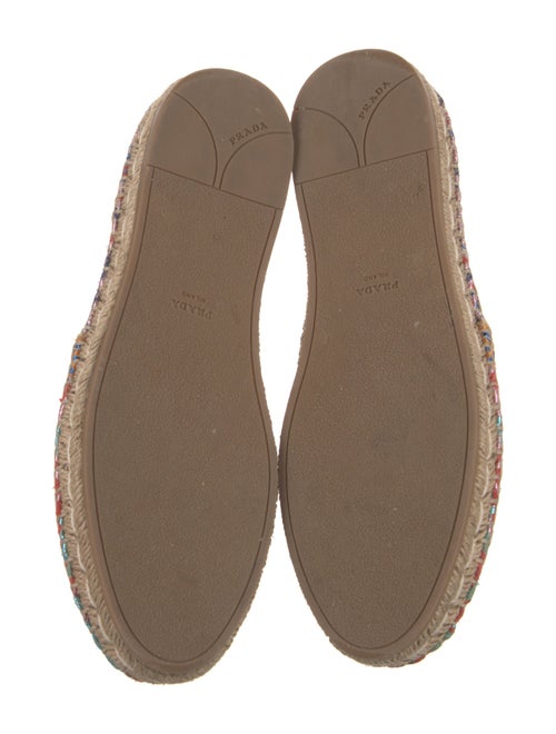 Prada Printed Glitter Accents Espadrilles