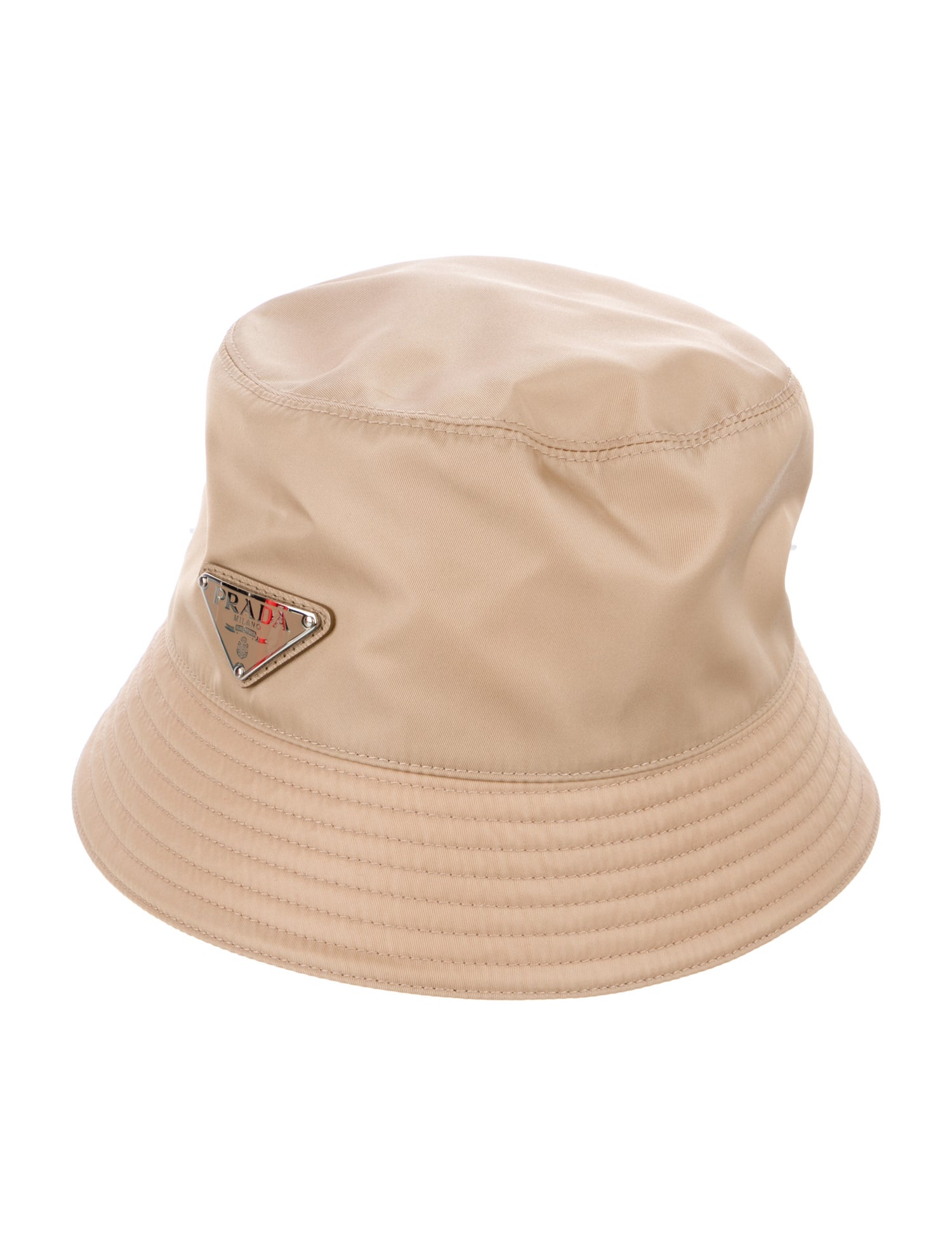 Prada Neutral Lola Hats Felted Wool Wide Brim Hat