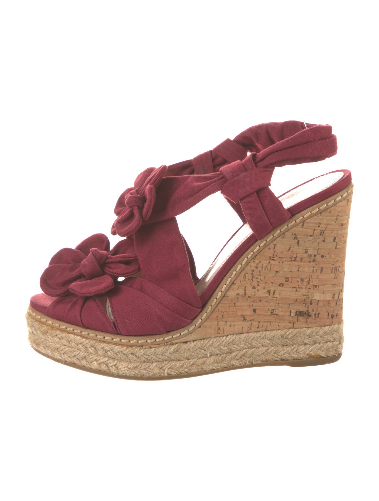 Prada Pleated Accents Espadrilles