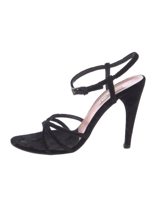 Prada Suede Slingback Sandals