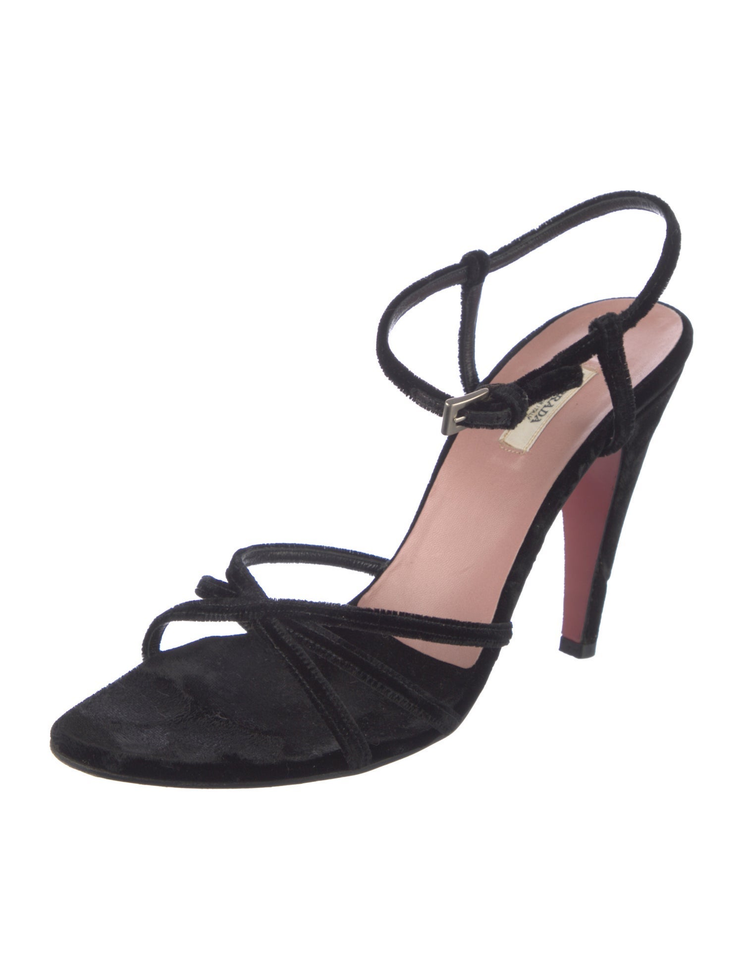 Prada Suede Slingback Sandals