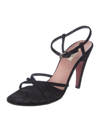 Prada Suede Slingback Sandals