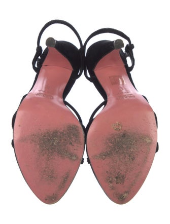 Prada Suede Slingback Sandals