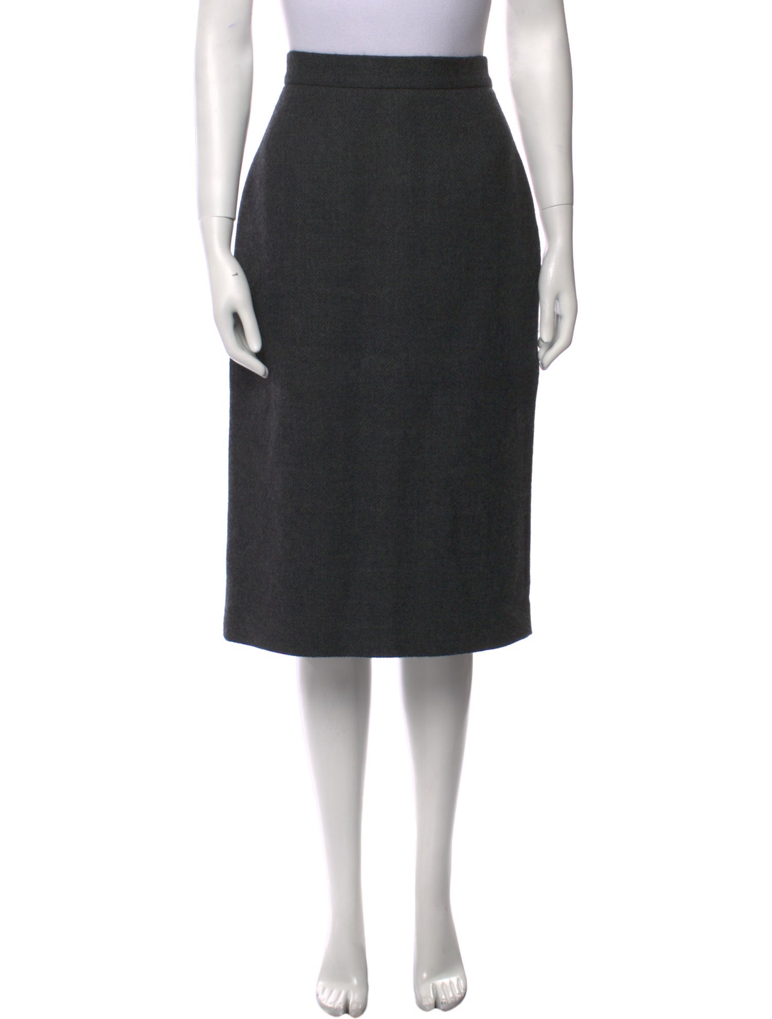 Prada Virgin Wool Knee-Length Skirt