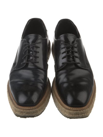 Prada Leather Derby Shoes