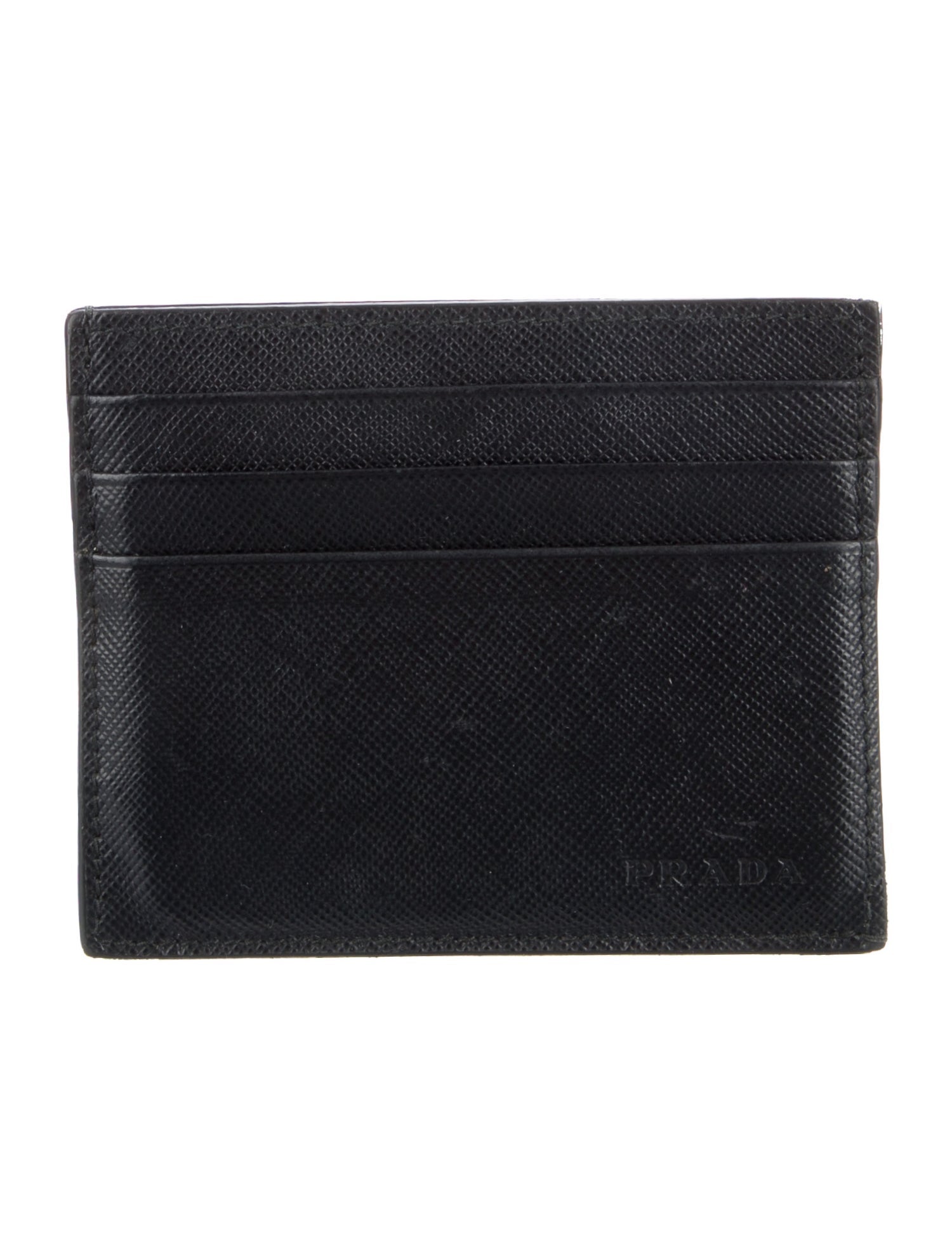 Prada Saffiano Cuir Leather Card Holder