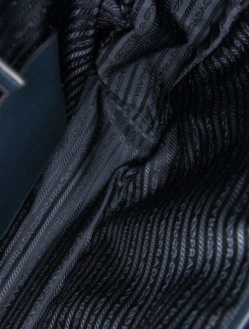 Prada Enameled Metal Triangle Briefcase