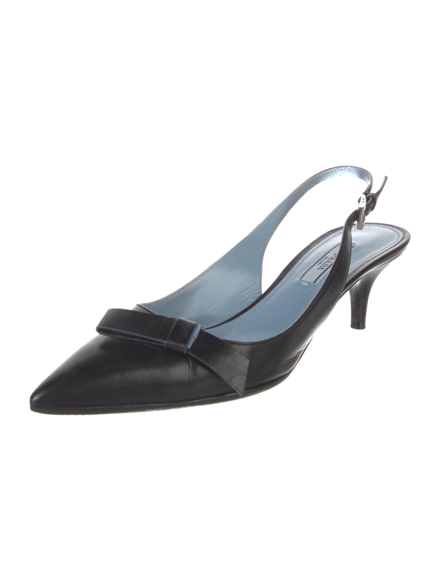 Prada Leather Slingback Pumps