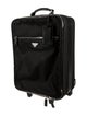 Prada Tessuto Saffiano-Trimmed Rolling Suitcase