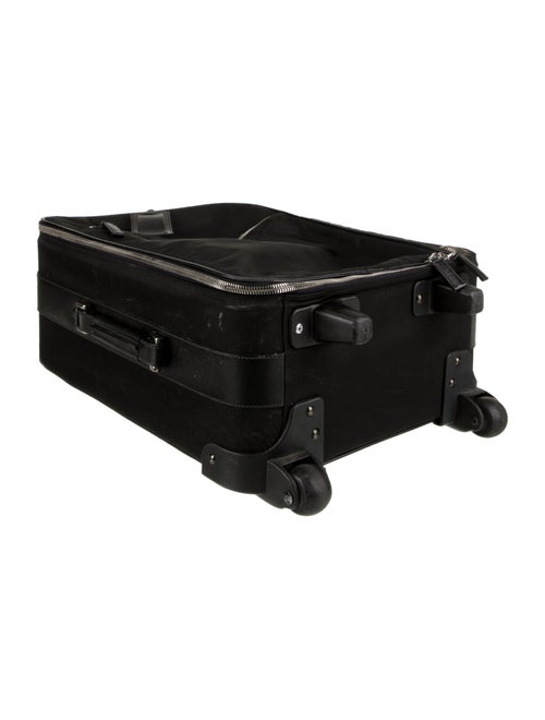 Prada Tessuto Saffiano-Trimmed Rolling Suitcase