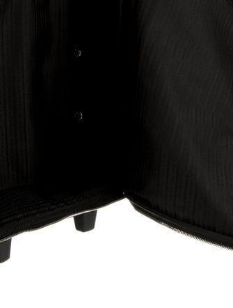 Prada Tessuto Saffiano-Trimmed Rolling Suitcase