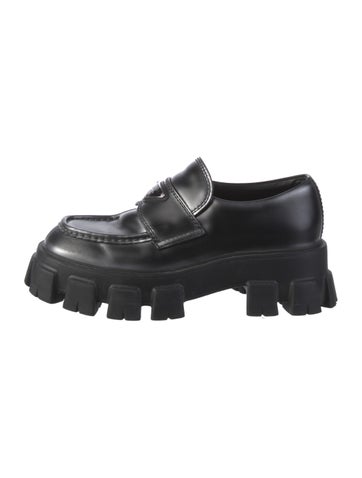 Prada Flats Leather Loafers 6