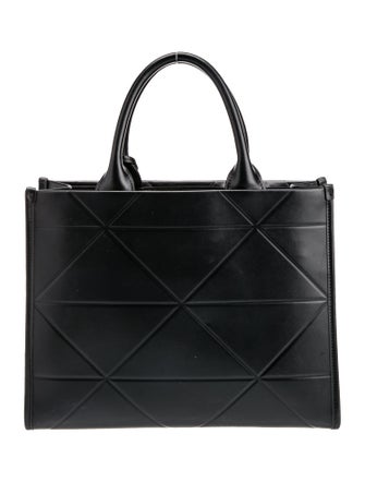 Prada Enameled Metal Triangle Symbole Small