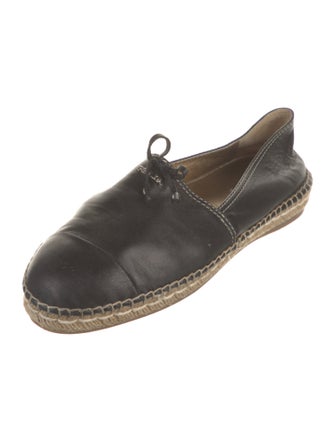 Prada Leather Espadrilles