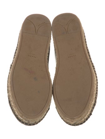 Prada Leather Espadrilles