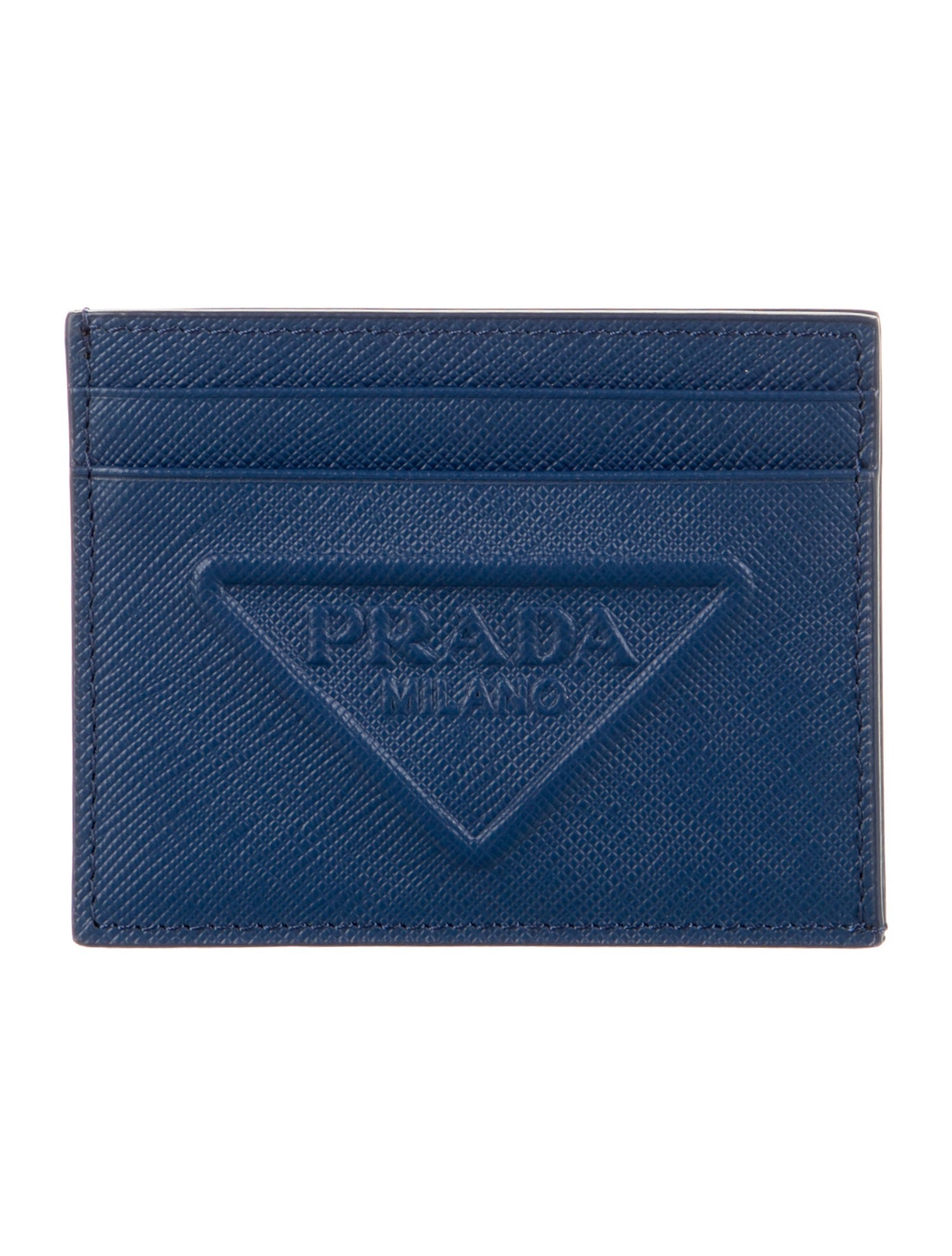 Prada Saffiano Cuir Leather Card Holder
