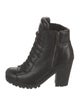 Prada Leather Combat Boots