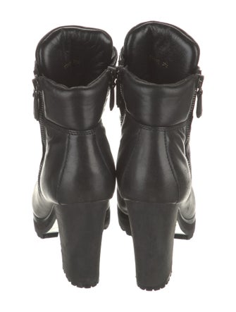 Prada Leather Combat Boots
