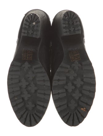 Prada Leather Combat Boots