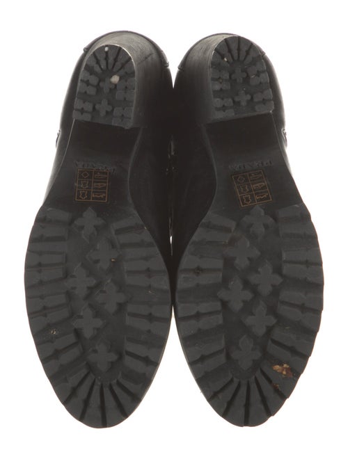 Prada Leather Combat Boots