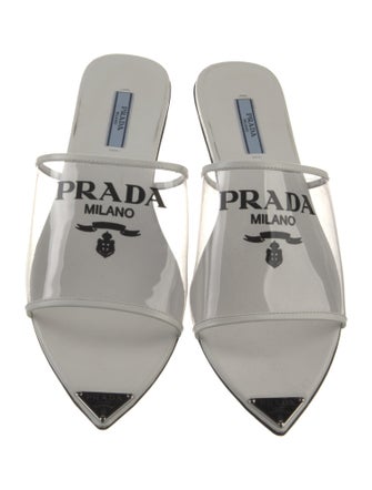 Prada Leather Slides