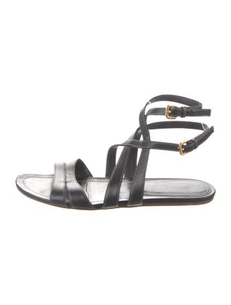 Prada Leather Gladiator Sandals