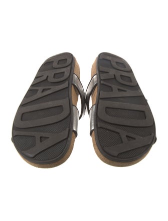Prada Leather Slides