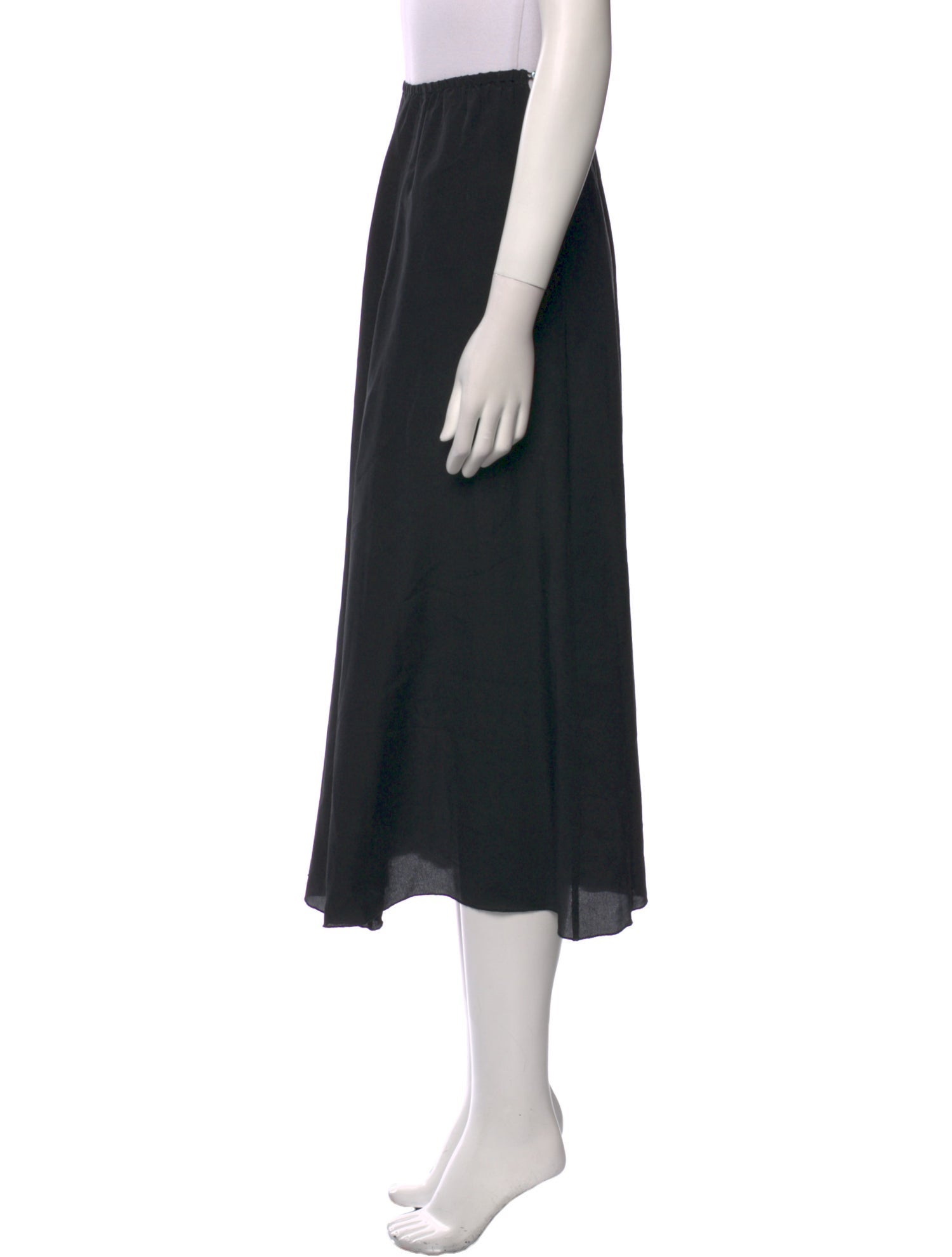 Prada Raw-Edge Trim Midi Length Skirt