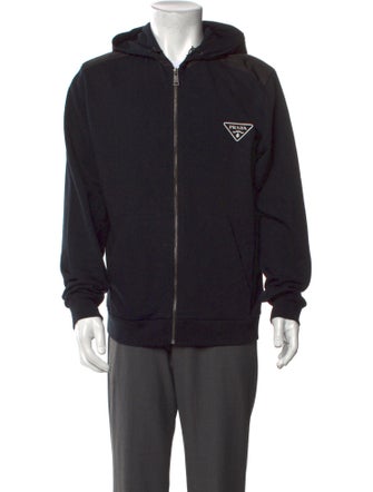 Prada 2022 Graphic Print Hoodie