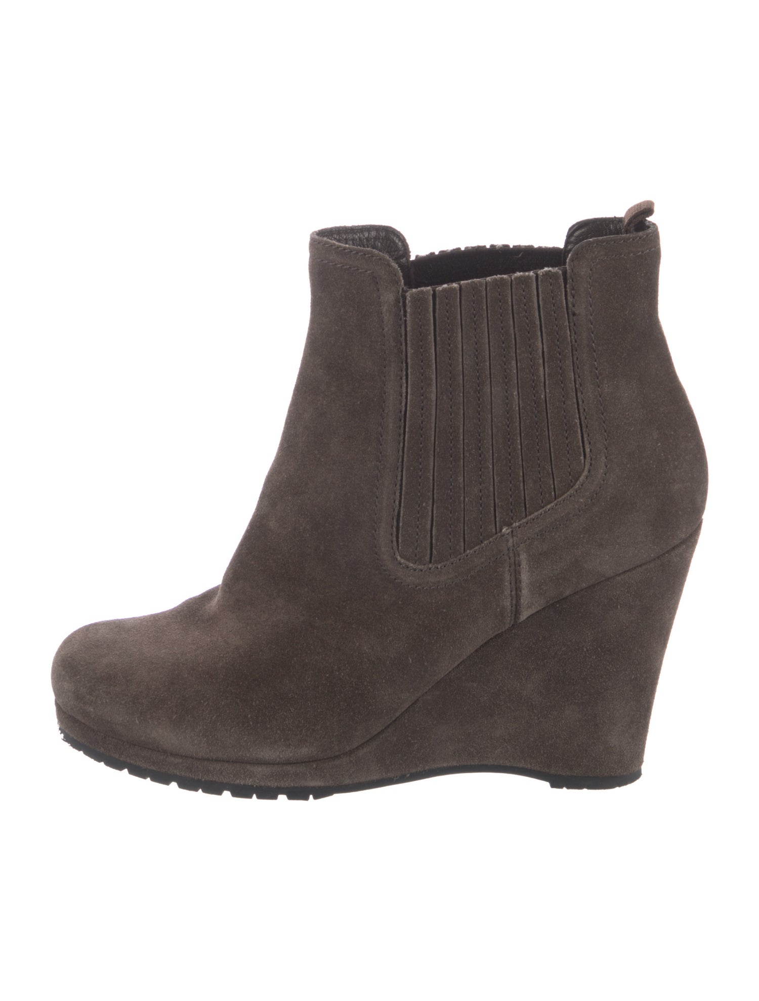 Prada Sport Suede Chelsea Boots