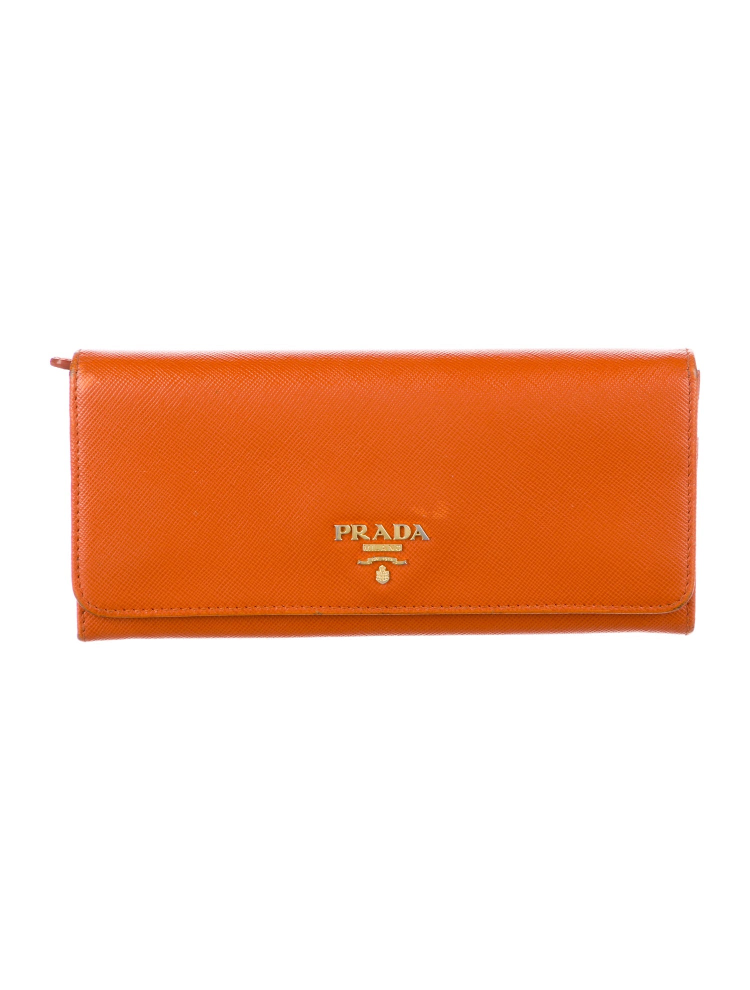 Prada Leather Continental Wallet