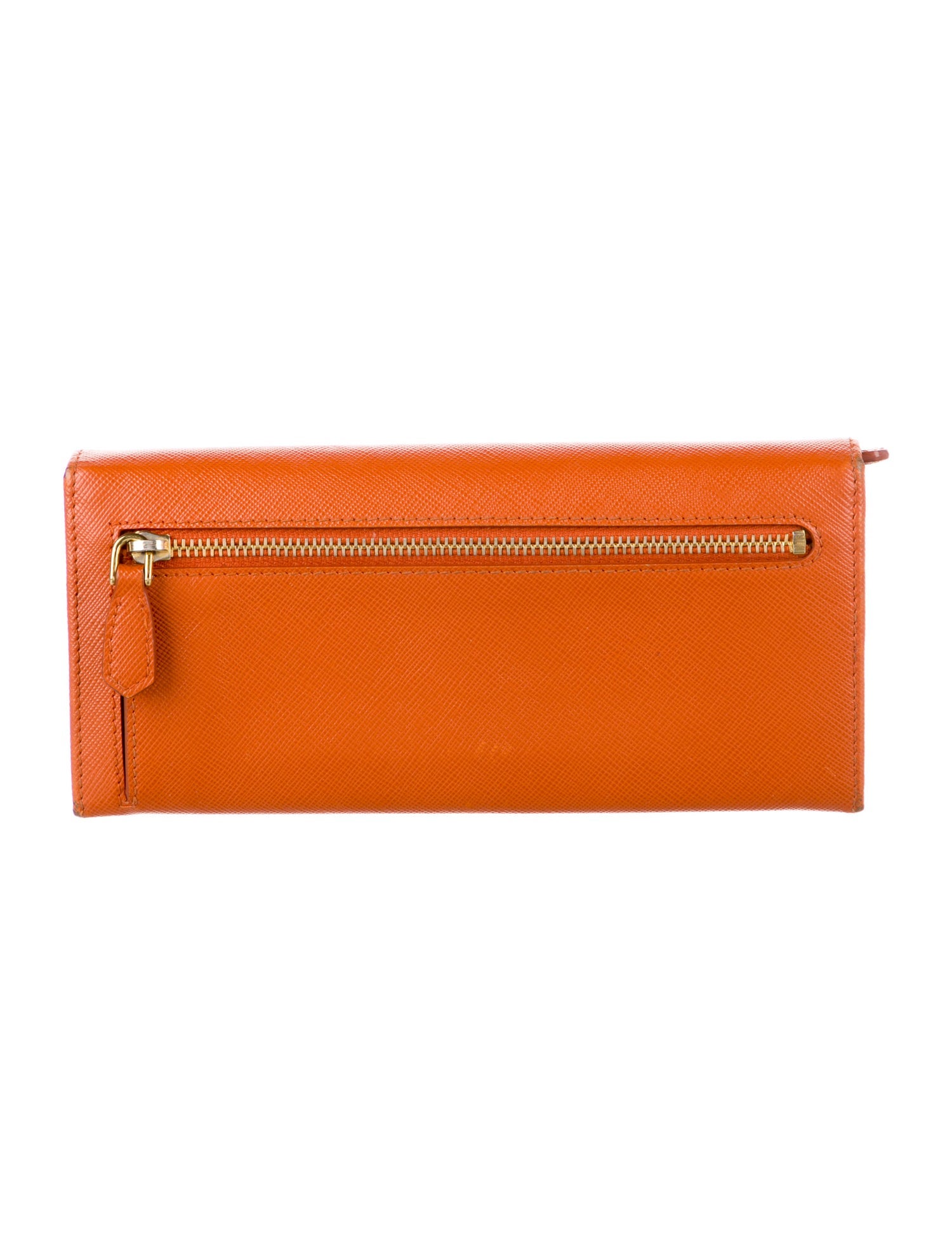 Prada Leather Continental Wallet