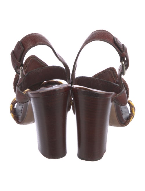 Prada Printed Slingback Sandals