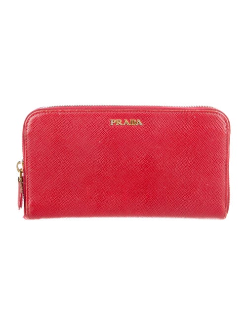 Prada Saffiano Lux Leather Continental Wallet